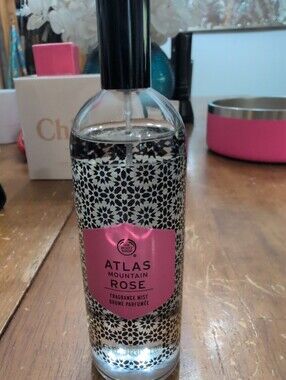 Atlas Mountain Rose The Body Shop Fragrance Mist 3.3 Fl Oz NWOB